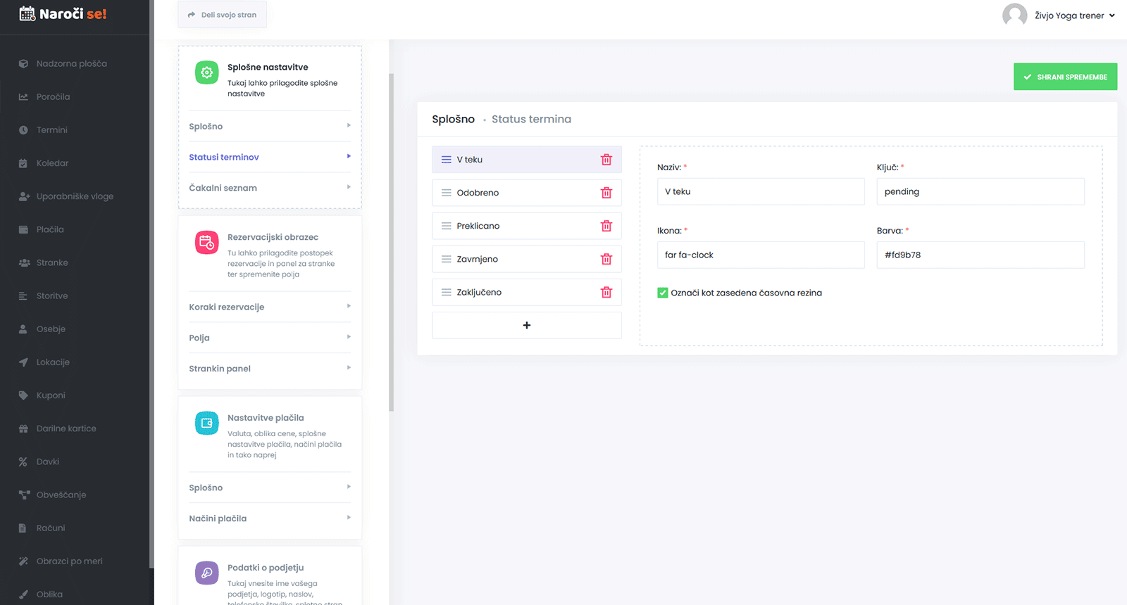 naroci se spletna administracija 05 statusi terminov